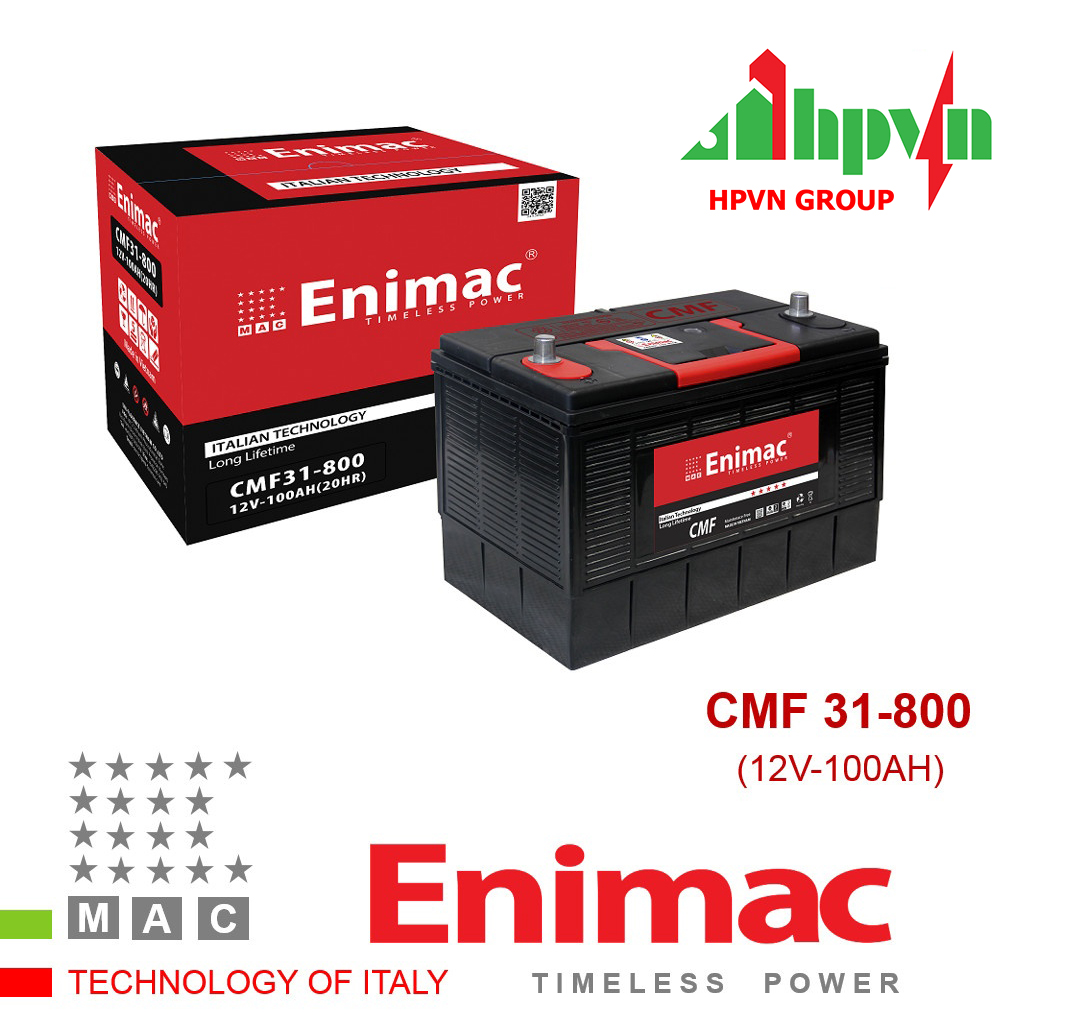 BÌNH ẮC QUY ENIMAC CMF 31-800 (12V-100AH)